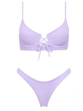 NWOT Triangl Myrica Lavender Bikini Set